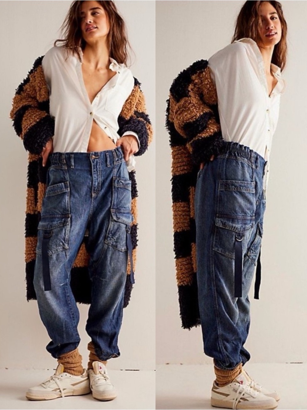 Free People We The Free Hazel Pull-On Drop-Waist Jeans XS